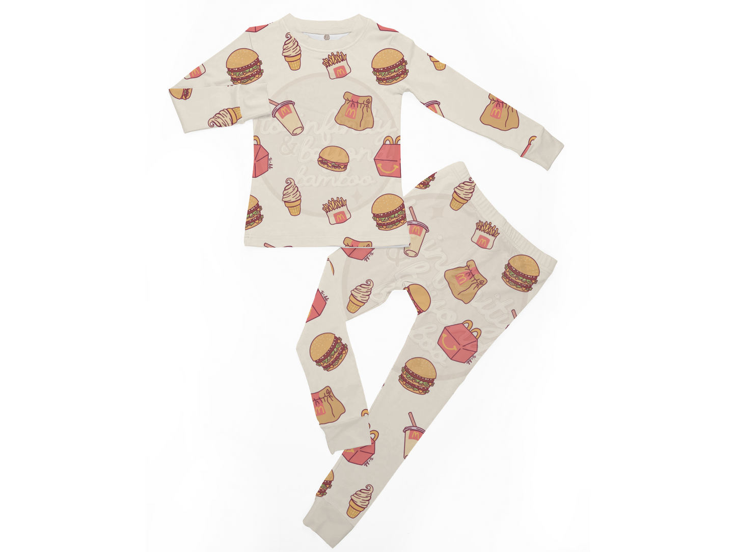 CRAVINGS | long sleeve shirt with pants set