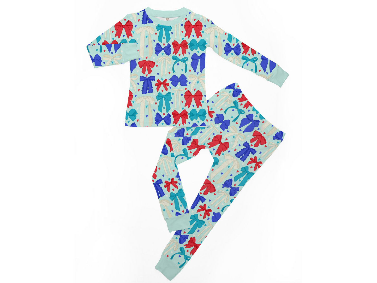 FOURTH OF JULY | long sleeve shirt with pants set | TAT LATE MAY