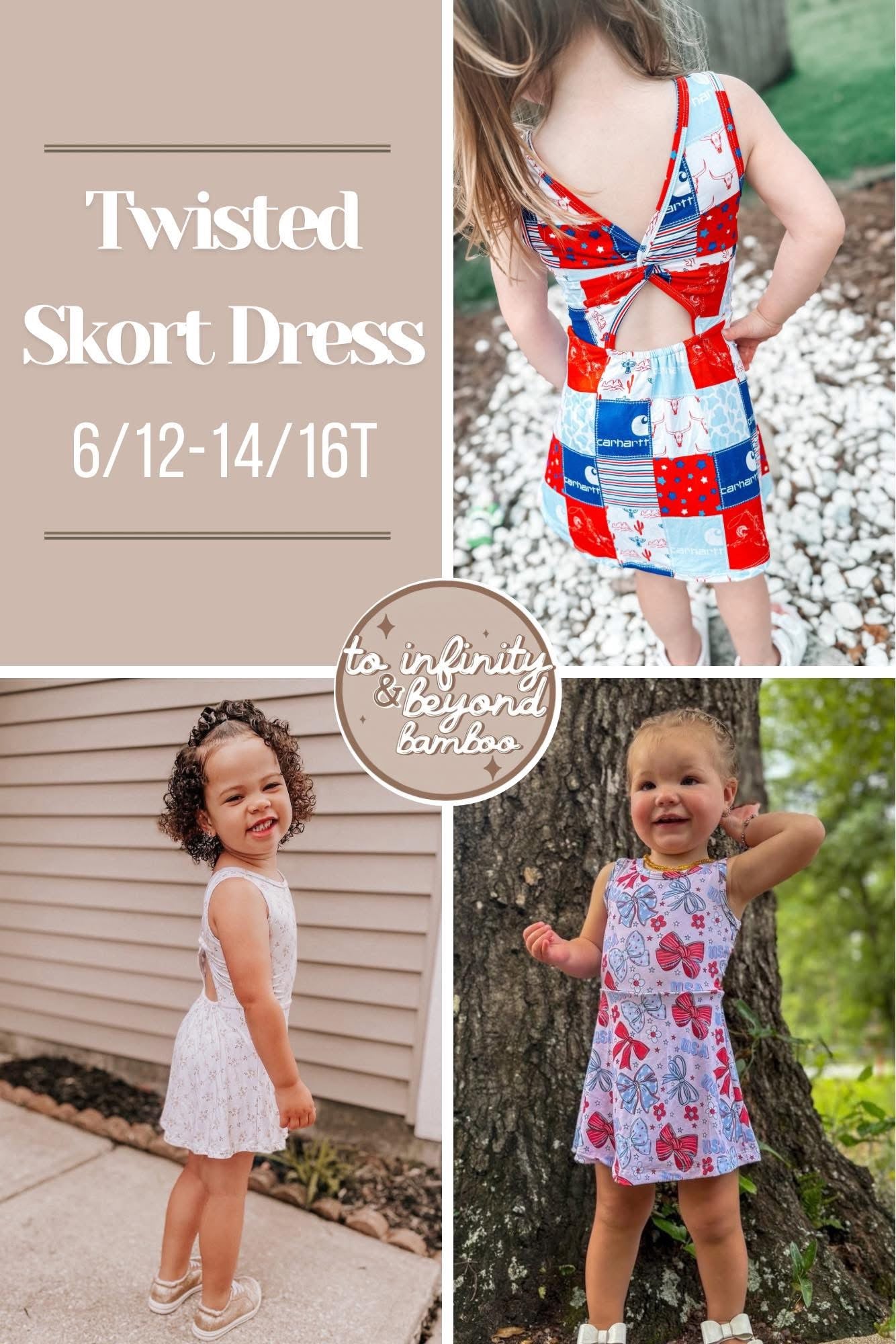 CRAVINGS | twisted skort dress