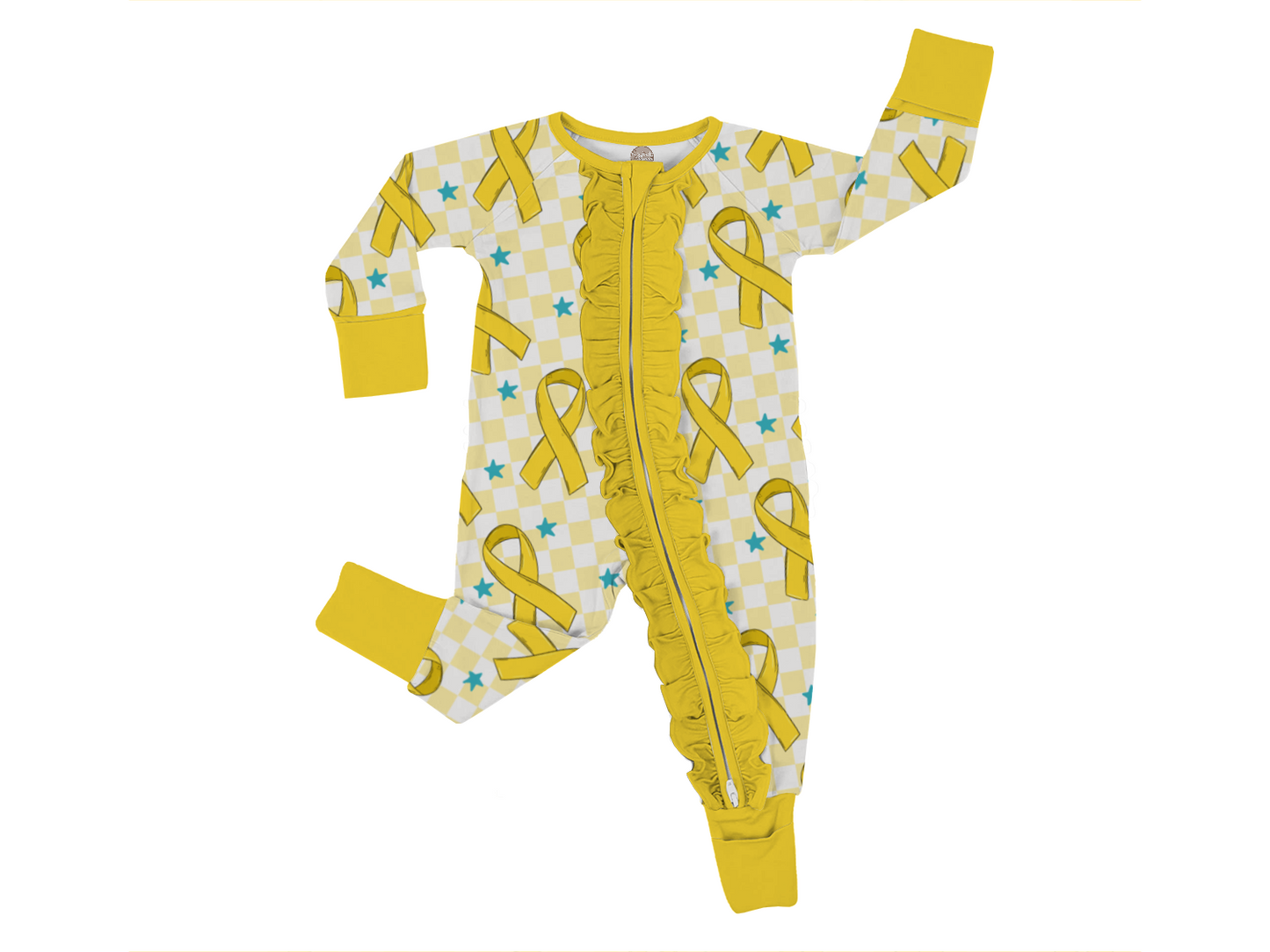 SPINA BIFIDA | zippie with double ruffles
