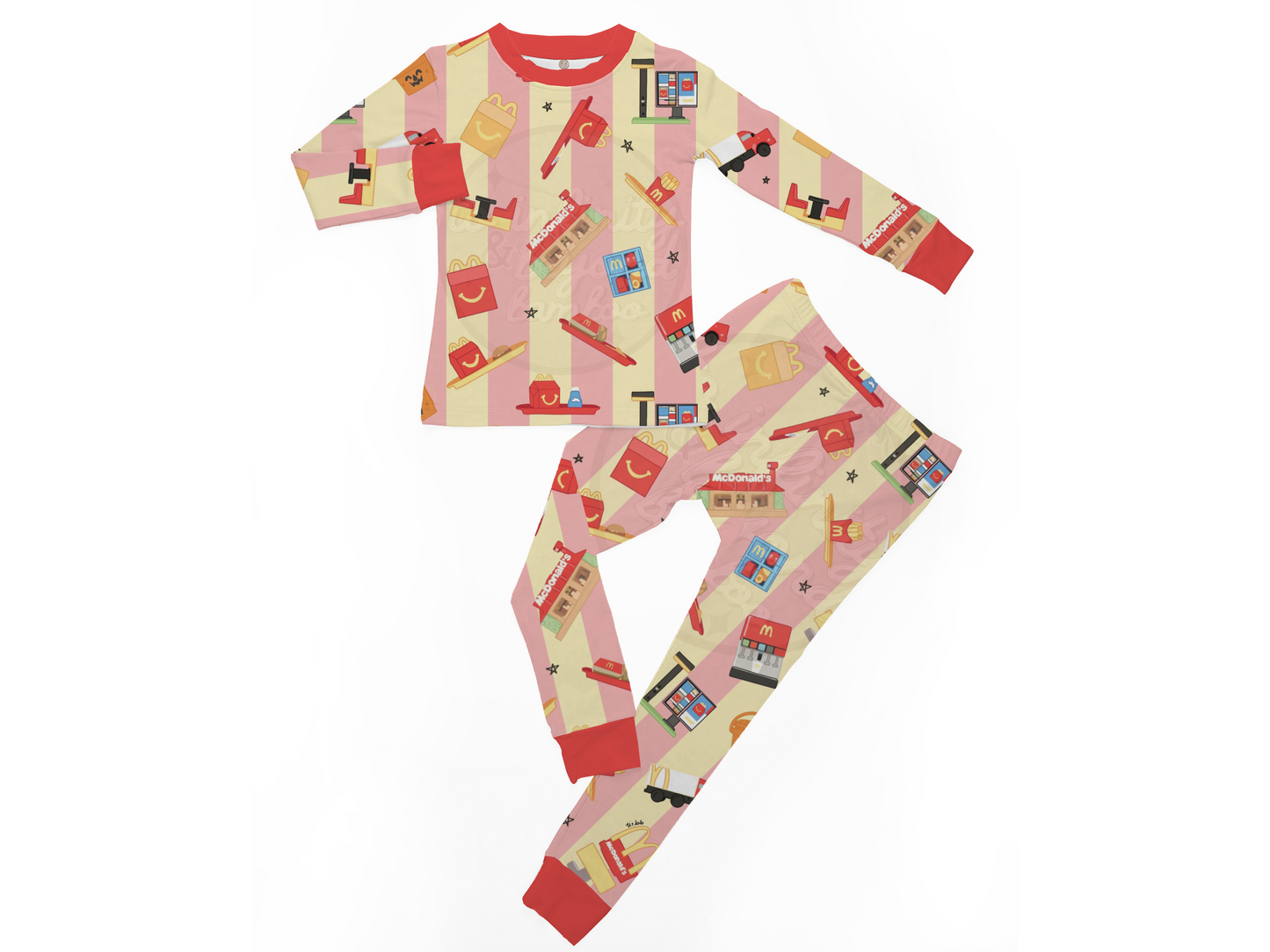 CRAVINGS | long sleeve shirt with pants set