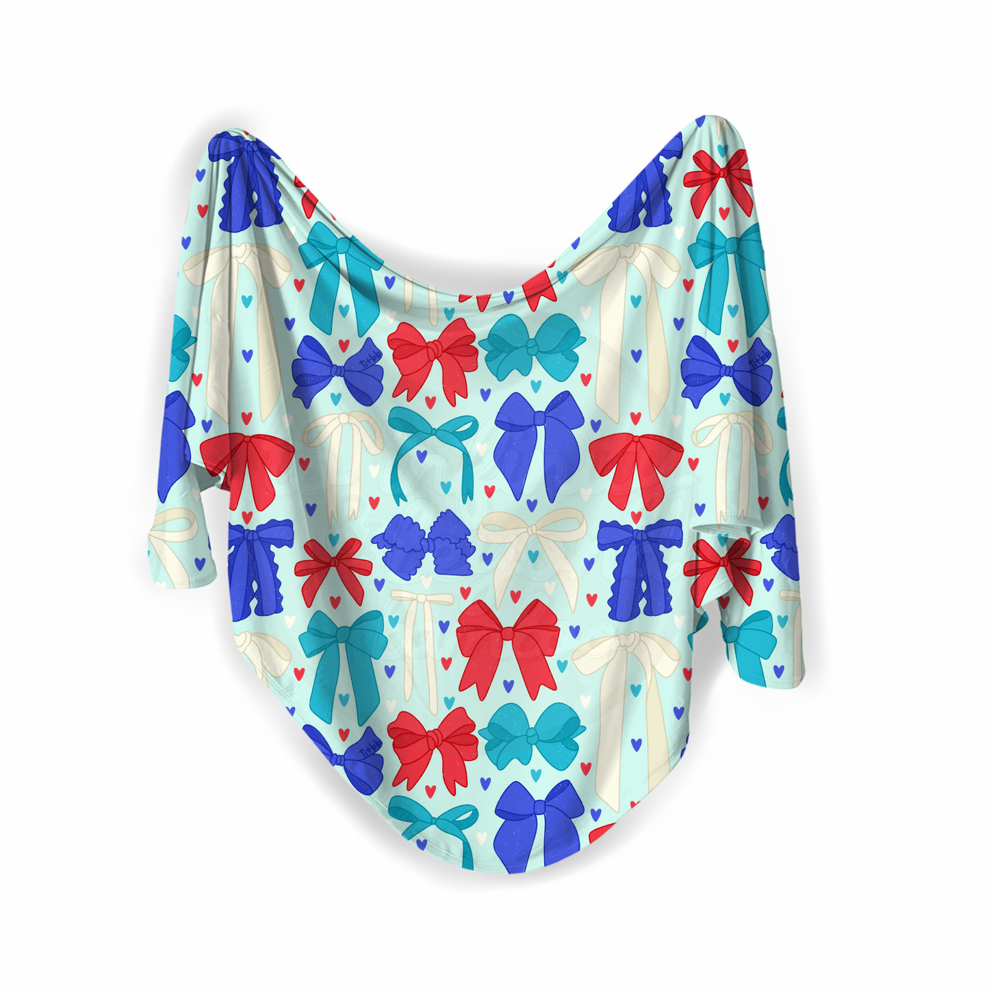 FOURTH OF JULY | double layered bamboo blankies | TAT LATE MAY