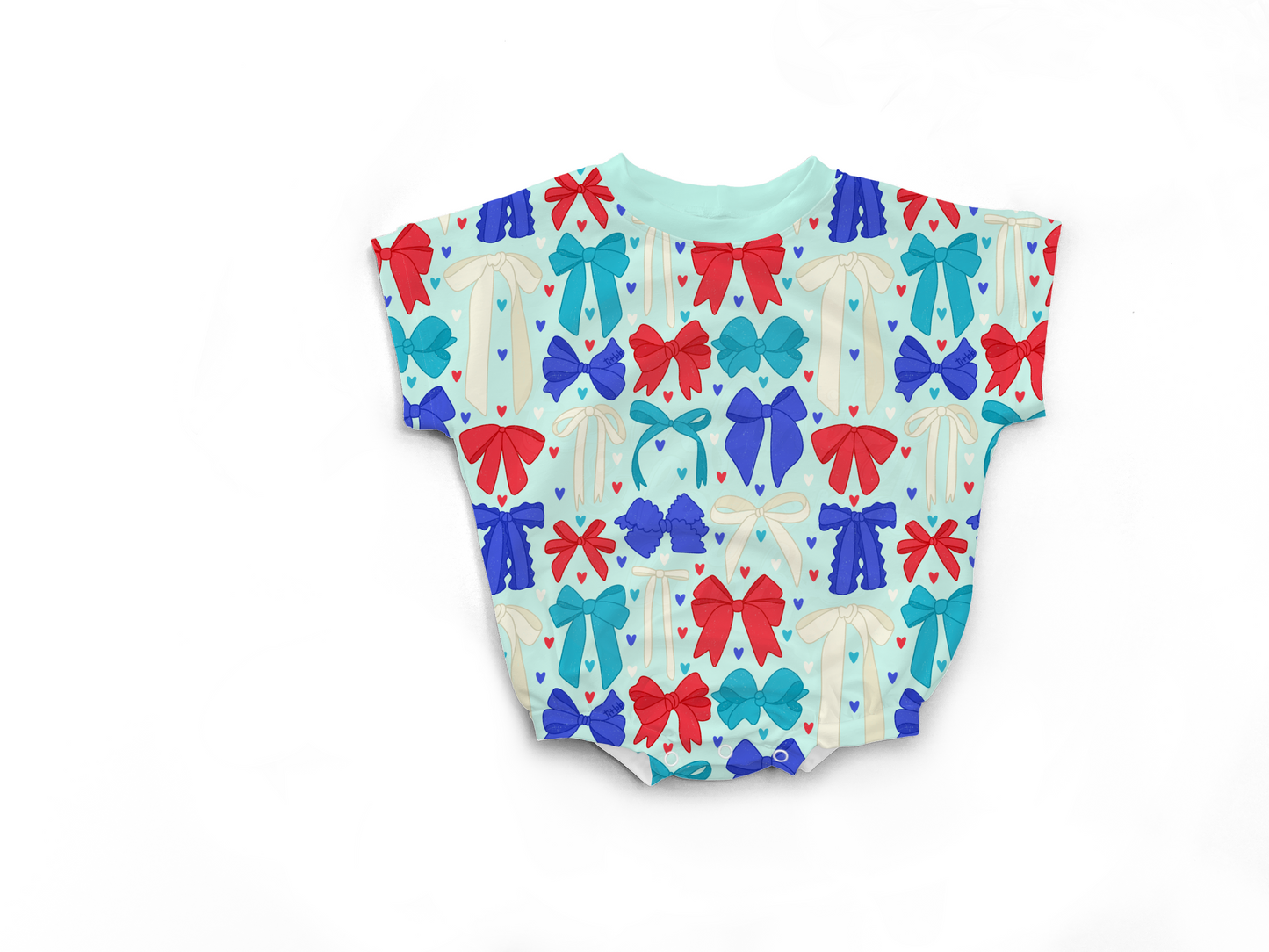 FOURTH OF JULY | bubble romper | TAT LATE MAY