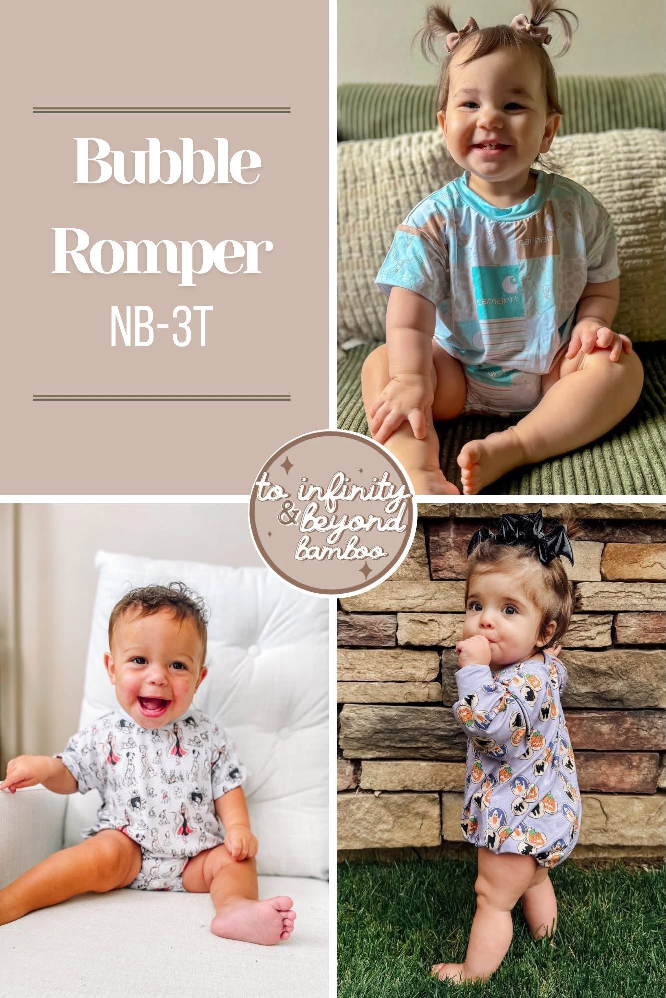 SPOOKY | long sleeve bubble romper  | TAT AUGUST