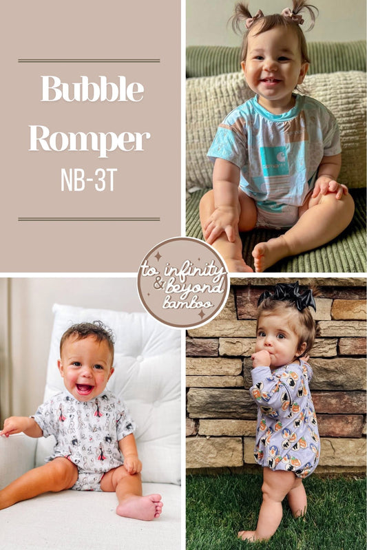 SPOOKY | long sleeve bubble romper  | TAT AUGUST