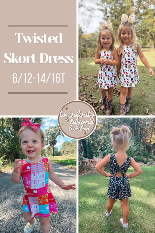 FOURTH OF JULY | twisted skort dress | TAT LATE MAY