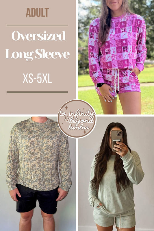 CHRISTMAS | adult | oversized long sleeve | TAT OCTOBER