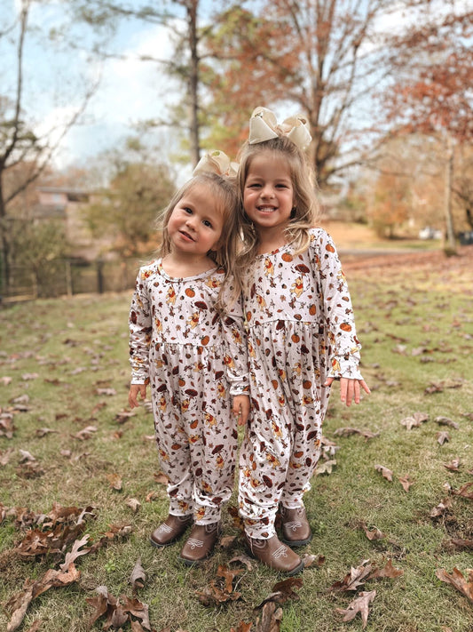 NEUTRALS | long sleeve cozy romper | TAT MID SEPTEMBER