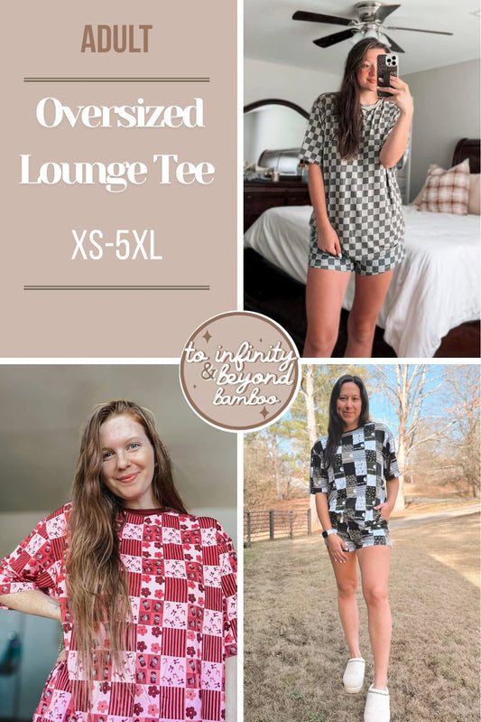 SPOOKY | adult | oversized lounge tee | TAT AUGUST