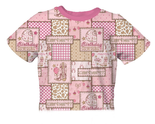 BIRTHDAY | adult | cropped tee