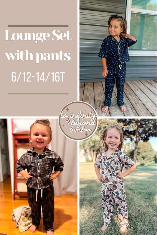 CHRISTMAS | button up with pj pants set | TAT OCTOBER