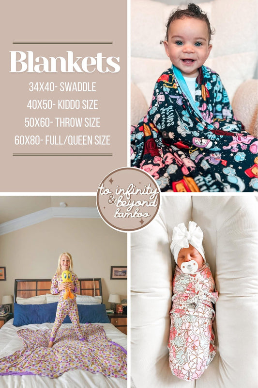 SPOOKY | double layered bamboo blankie | TAT AUGUST