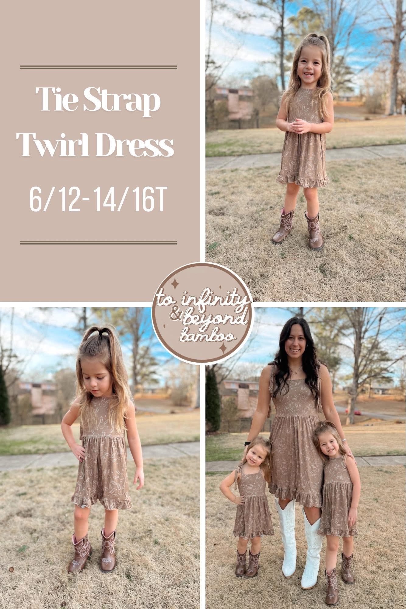 CHRISTMAS | tie strap twirl dress | TAT OCTOBER