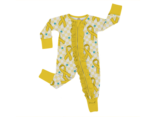 SPINA BIFIDA | zippie with double ruffles