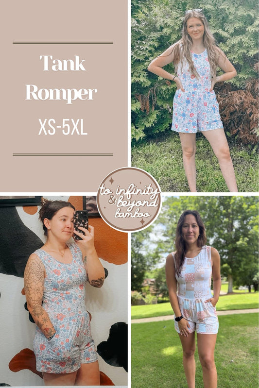 SOLIDS | adult | tank romper | TAT NOVEMBER