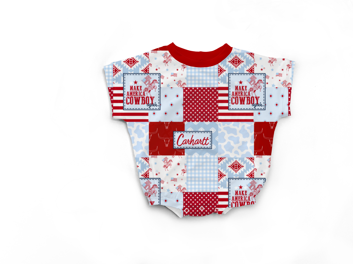 FOURTH OF JULY | bubble romper | TAT LATE MAY