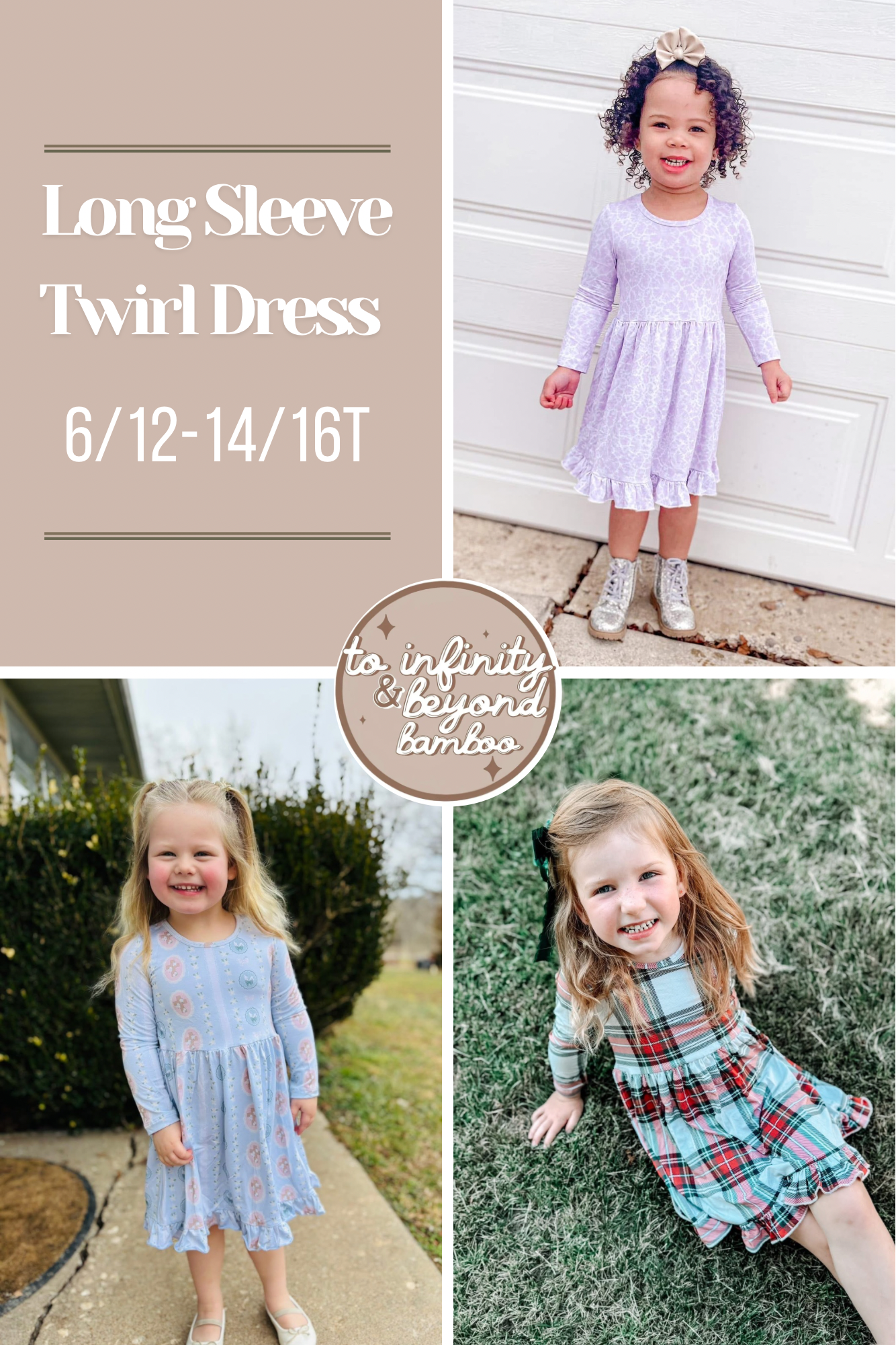 CHRISTMAS | long sleeve twirl dress | TAT OCTOBER