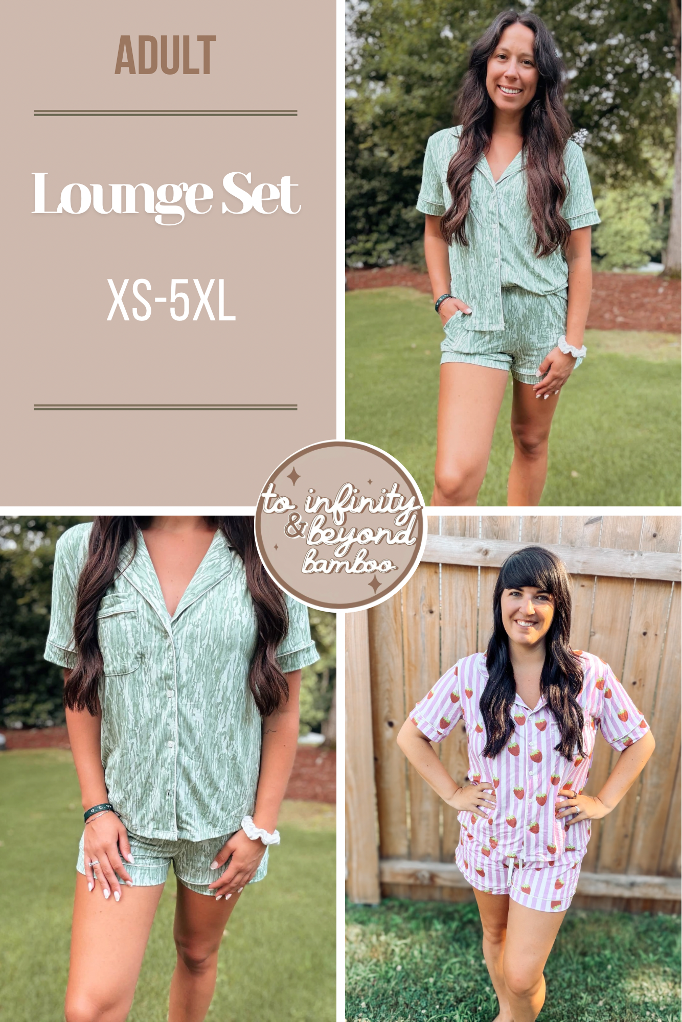 CHRISTMAS | adult | button up with shorts set | TAT OCTOBER