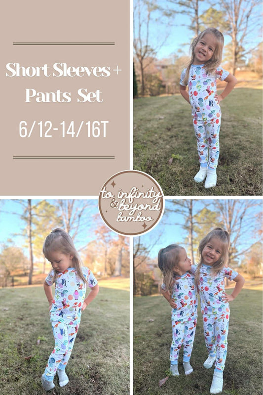 SPOOKY | short sleeve shirt with pants set | TAT AUGUST