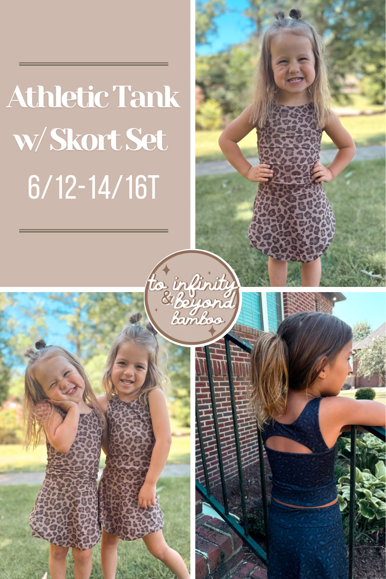 INTO THE WILD | athletic tank with skort set | TAT LATE NOVEMBER